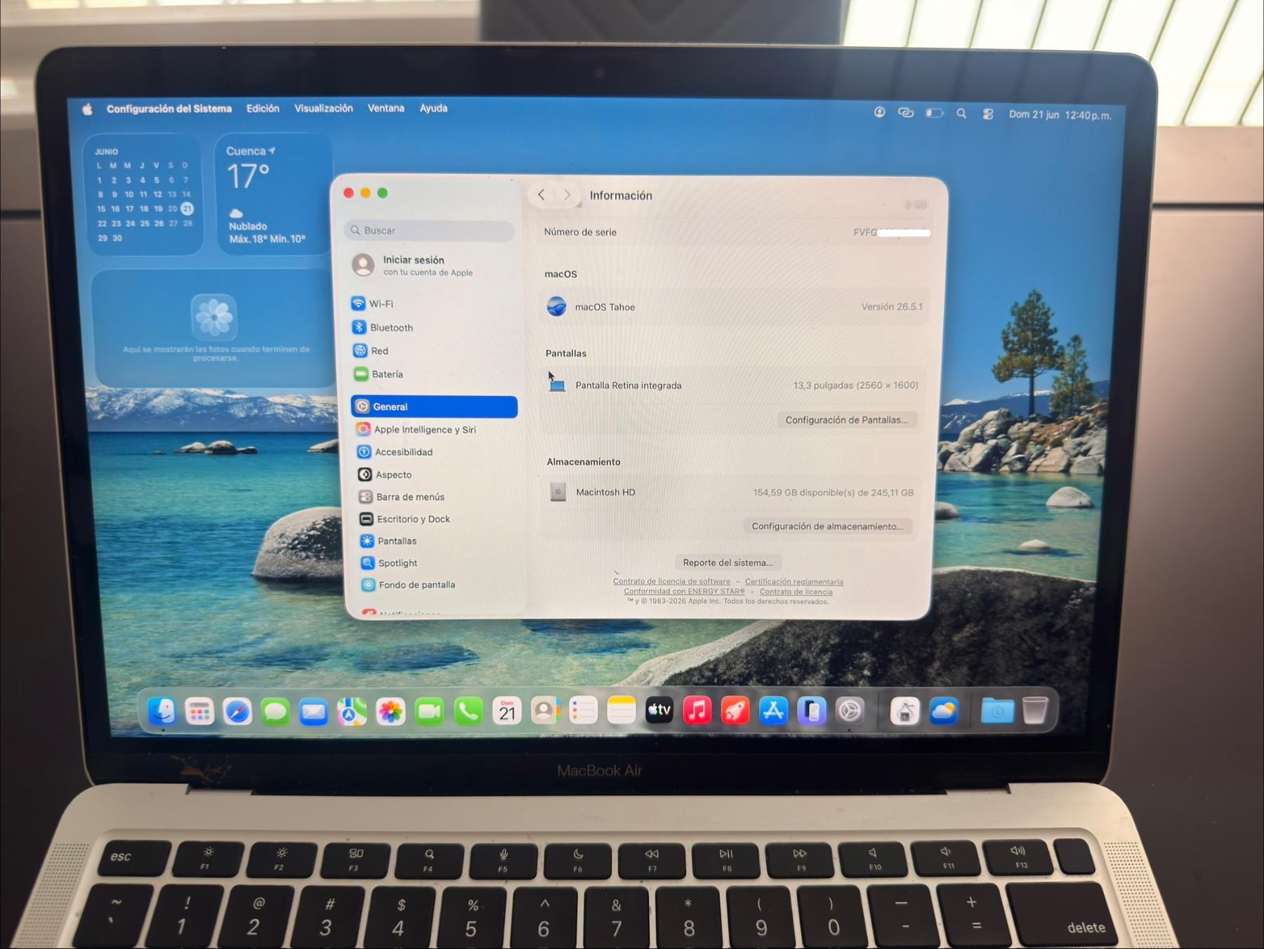 MacBook Air M1 2020 13.3" 256GB Silver